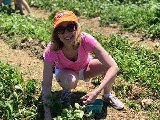 Melanie Marzano portrait at the farm